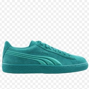Suede Classic Badge Jr Green Pumas